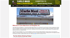 Desktop Screenshot of carlomasiandsons.net